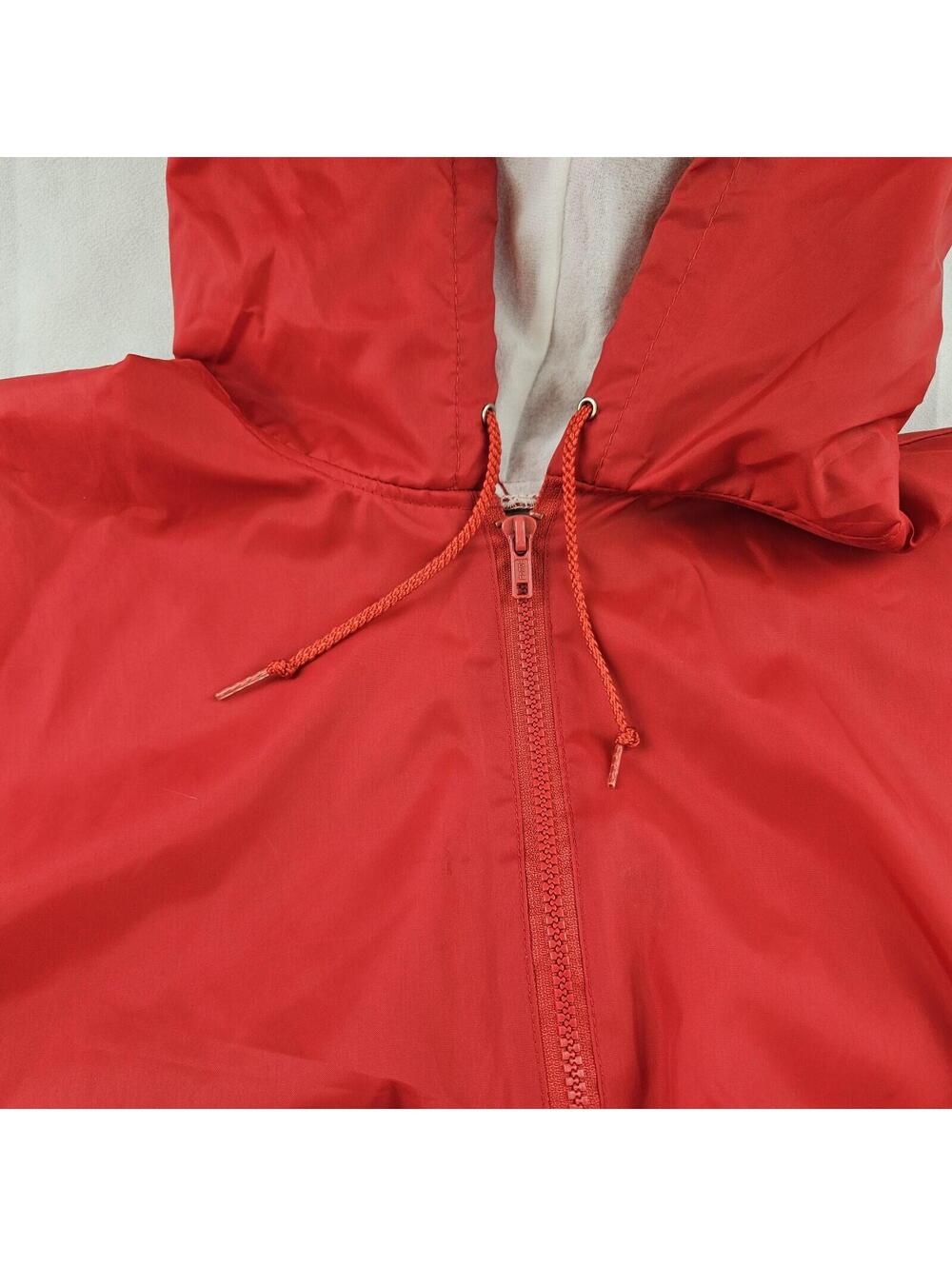 Notre Dame Irish Tennis Windbreaker Hooded Satin Jacket Men XL USA Vintage 70's - Picture 4 of 15
